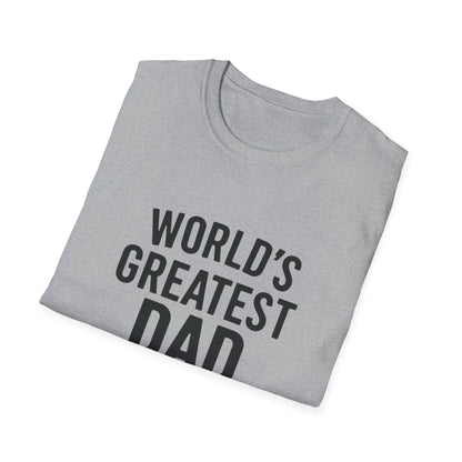 Vintage World's Greatest Dad Est 1999 Softstyle T-Shirt