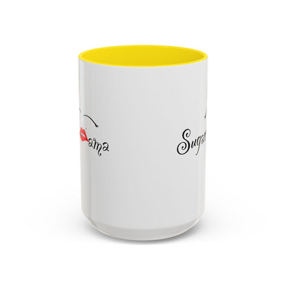 "Sugar Mama" Accent Coffee Mug, 11 Oz and 15 Oz
