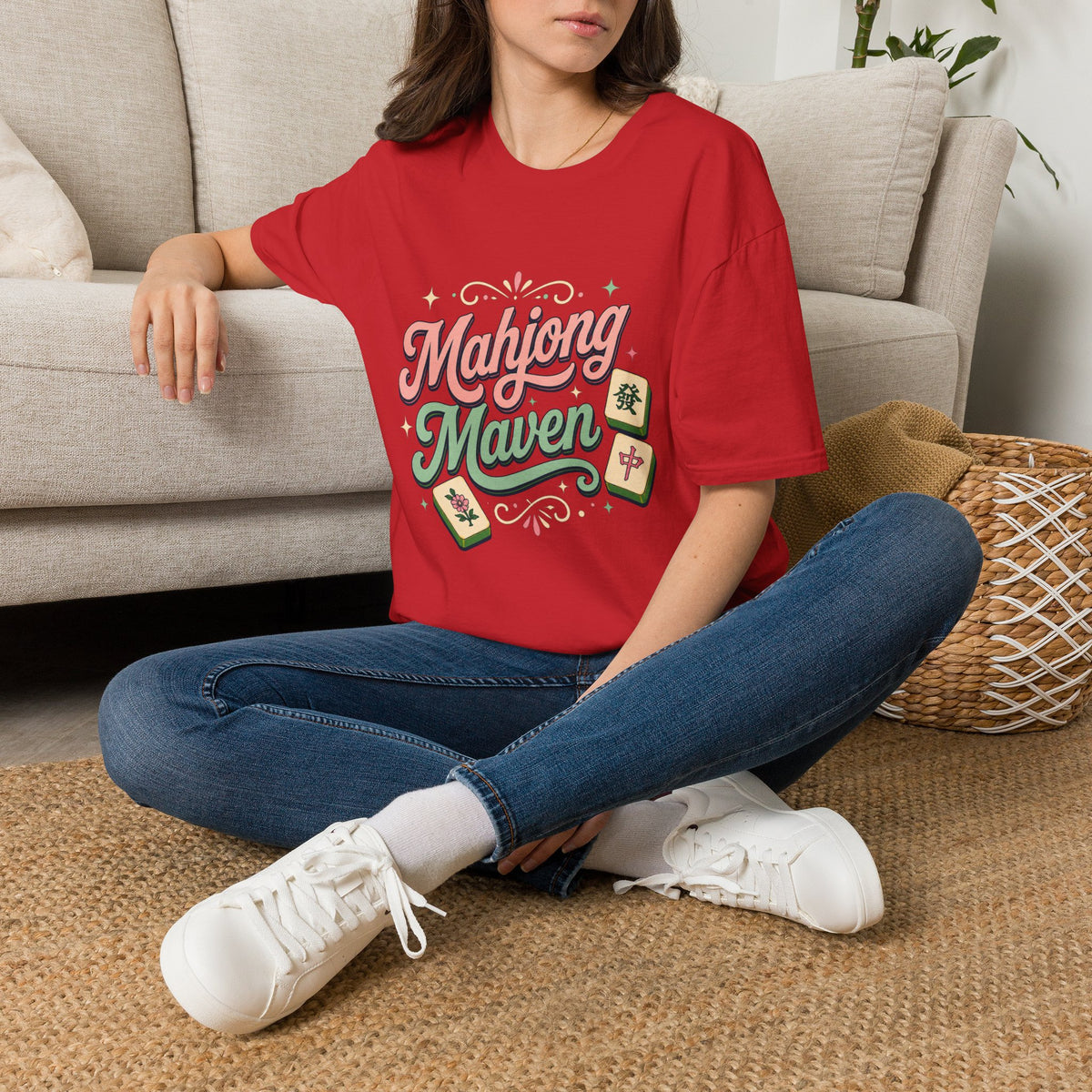 Mahjong Maven T-Shirt 100% Cotton