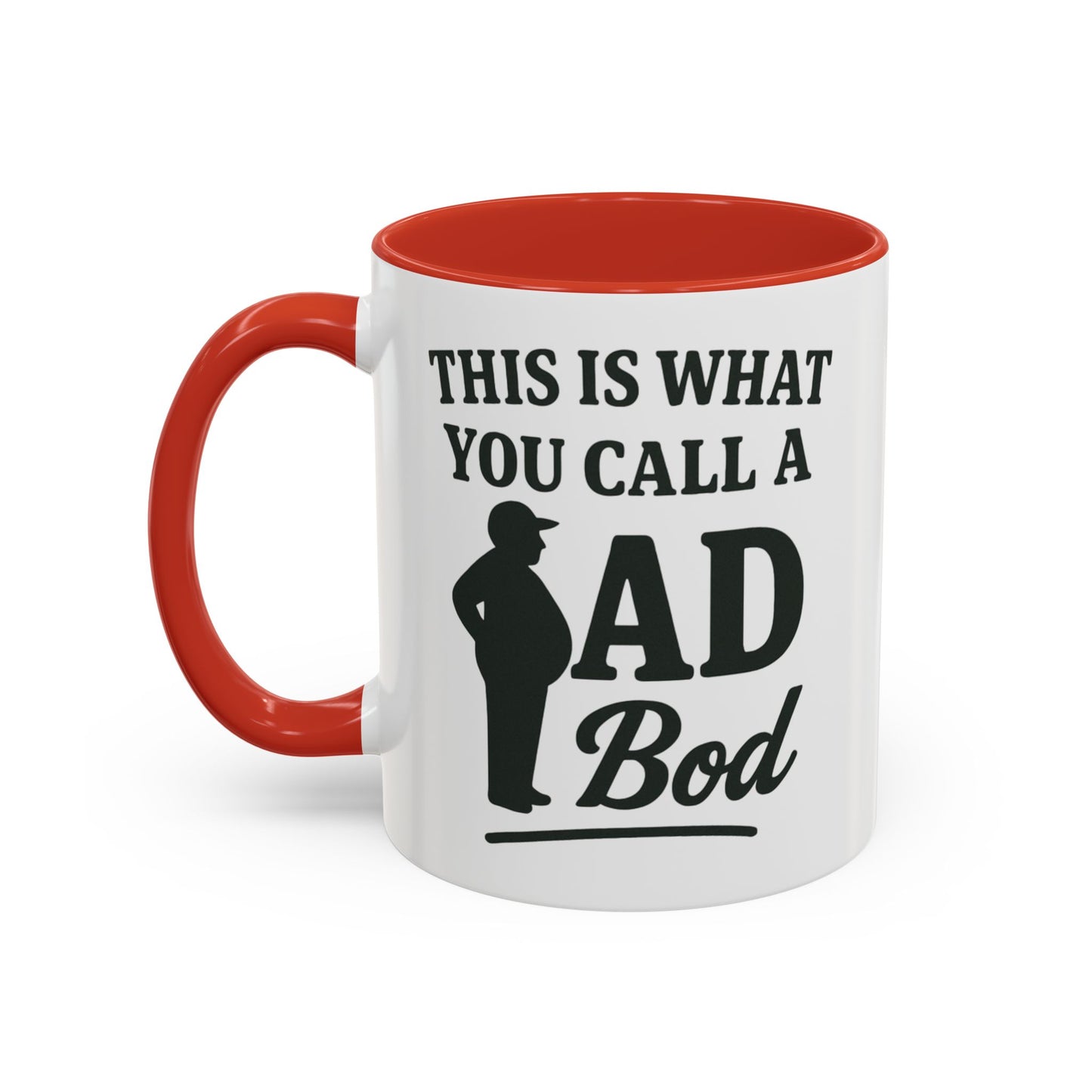 "This is What You Call a Dad Bod" Accent Coffee Mug, 11oz and 15 Oz