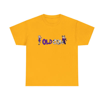 Old Cow Logo 100% Cotton T-Shirt (Unisex)