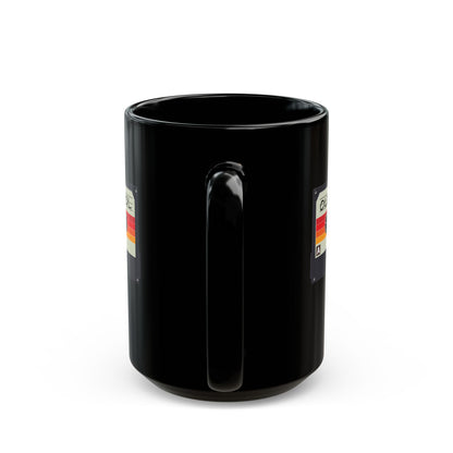 "Old School" Black Coffee Mug, 11 0z and 15 Oz