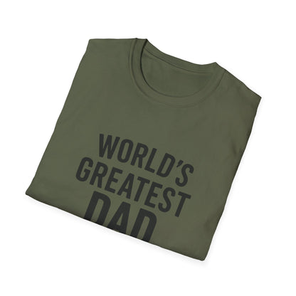 Vintage World's Greatest Dad Est 1990 Softstyle T-Shirt