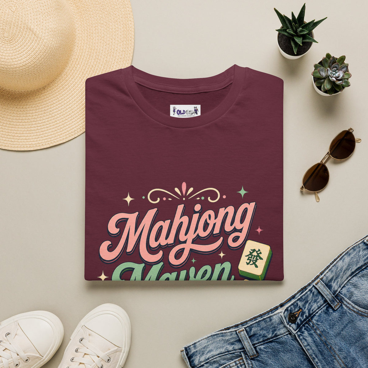 Mahjong Maven T-Shirt 100% Cotton