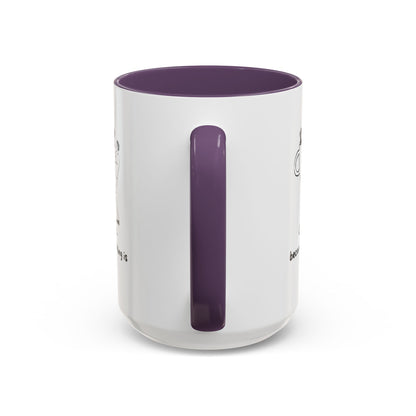 "Coffee, Because Adulting Is Hard" Accent Coffee Mug, 11 oz and 15 oz