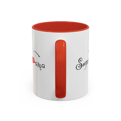 "Sugar Mama" Accent Coffee Mug, 11 Oz and 15 Oz
