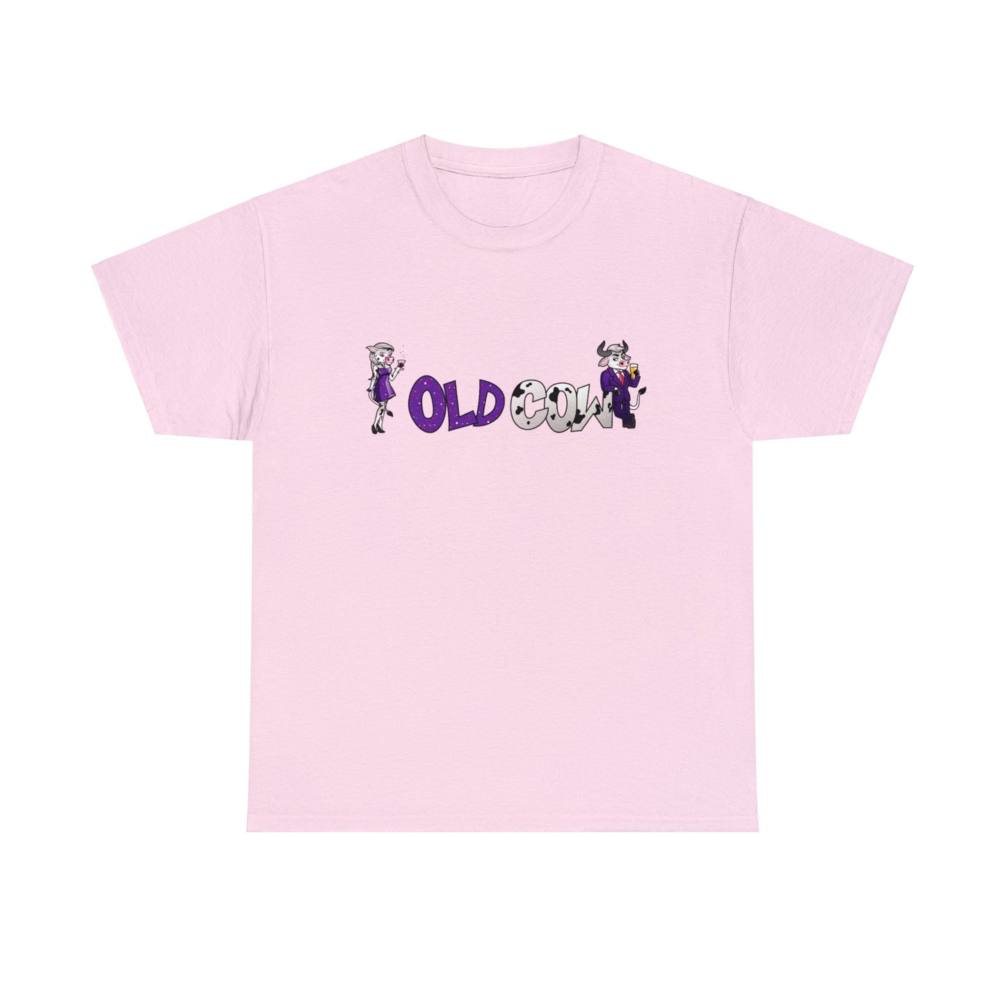 Old Cow Logo 100% Cotton T-Shirt (Unisex)