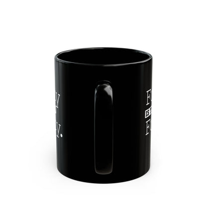 "Forty Is The New Forty" Black Coffee Mug, 11 0z and 15 Oz