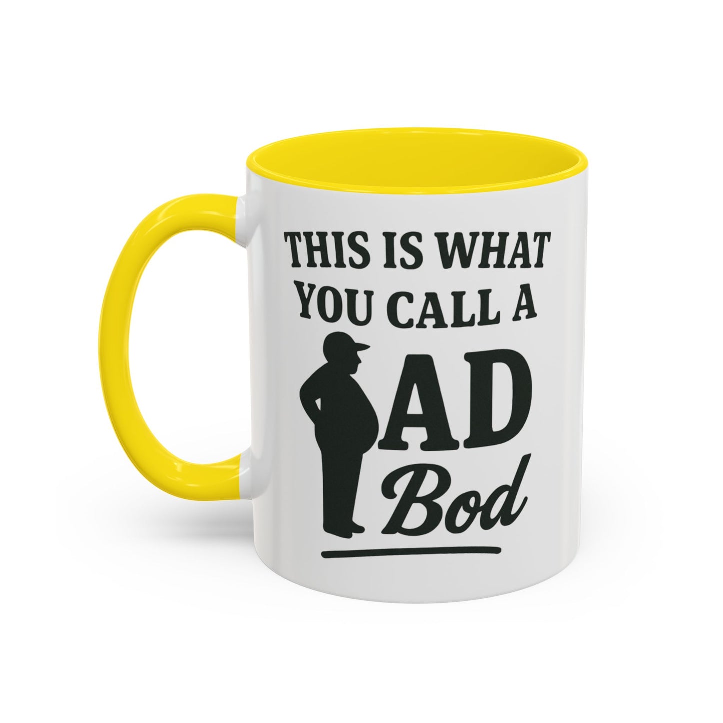 "This is What You Call a Dad Bod" Accent Coffee Mug, 11oz and 15 Oz