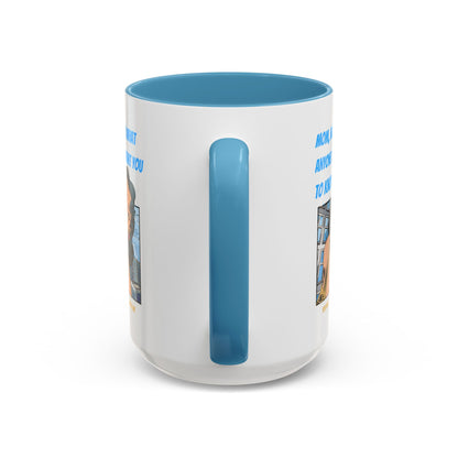 "Mom" Cartoon Accent Coffee Mug, 11 Oz and 15 Oz