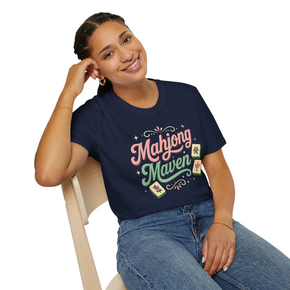 Mahjong Maven T-Shirt — Retro Mahjong Tiles Tee for Players & Game Night
