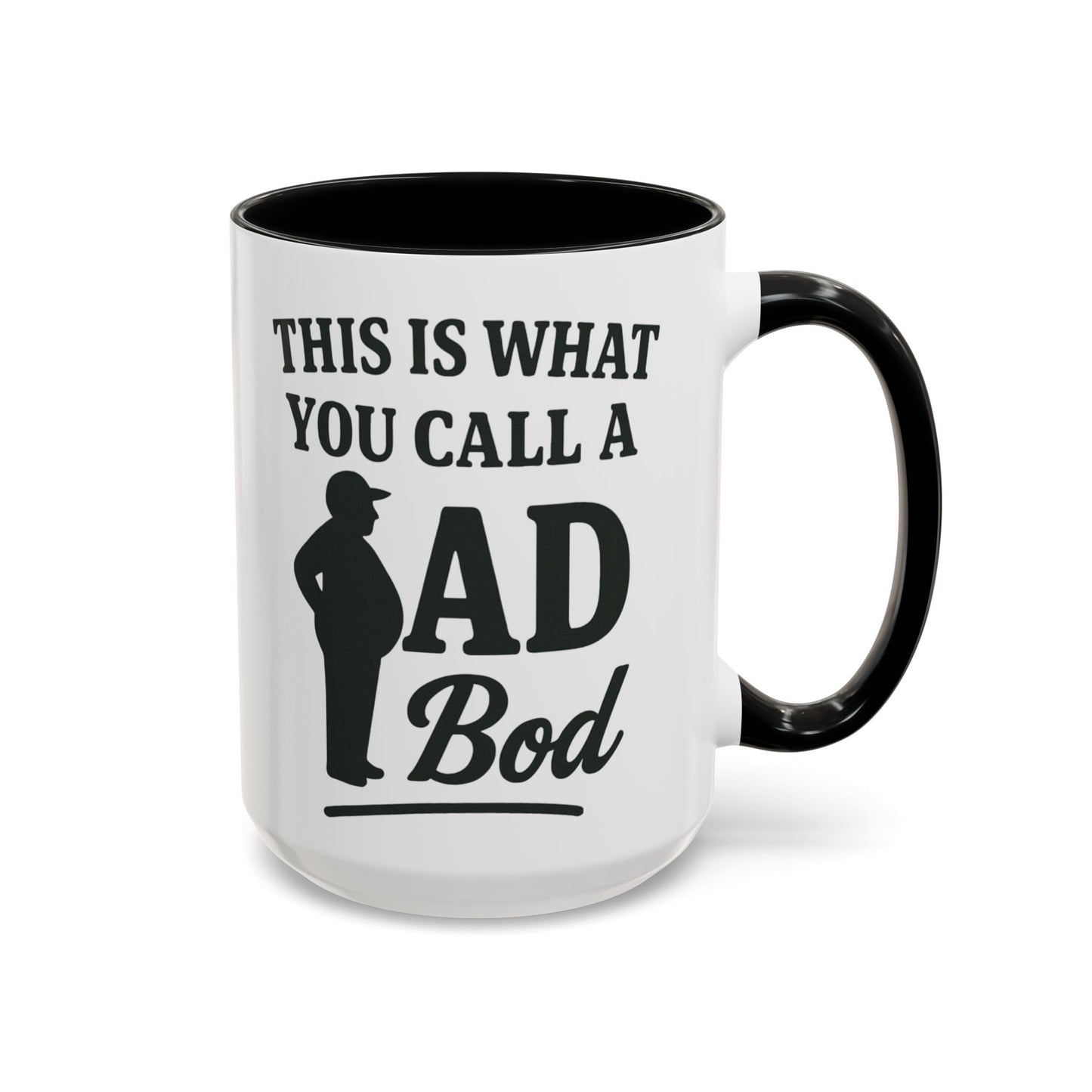 "This is What You Call a Dad Bod" Accent Coffee Mug, 11oz and 15 Oz