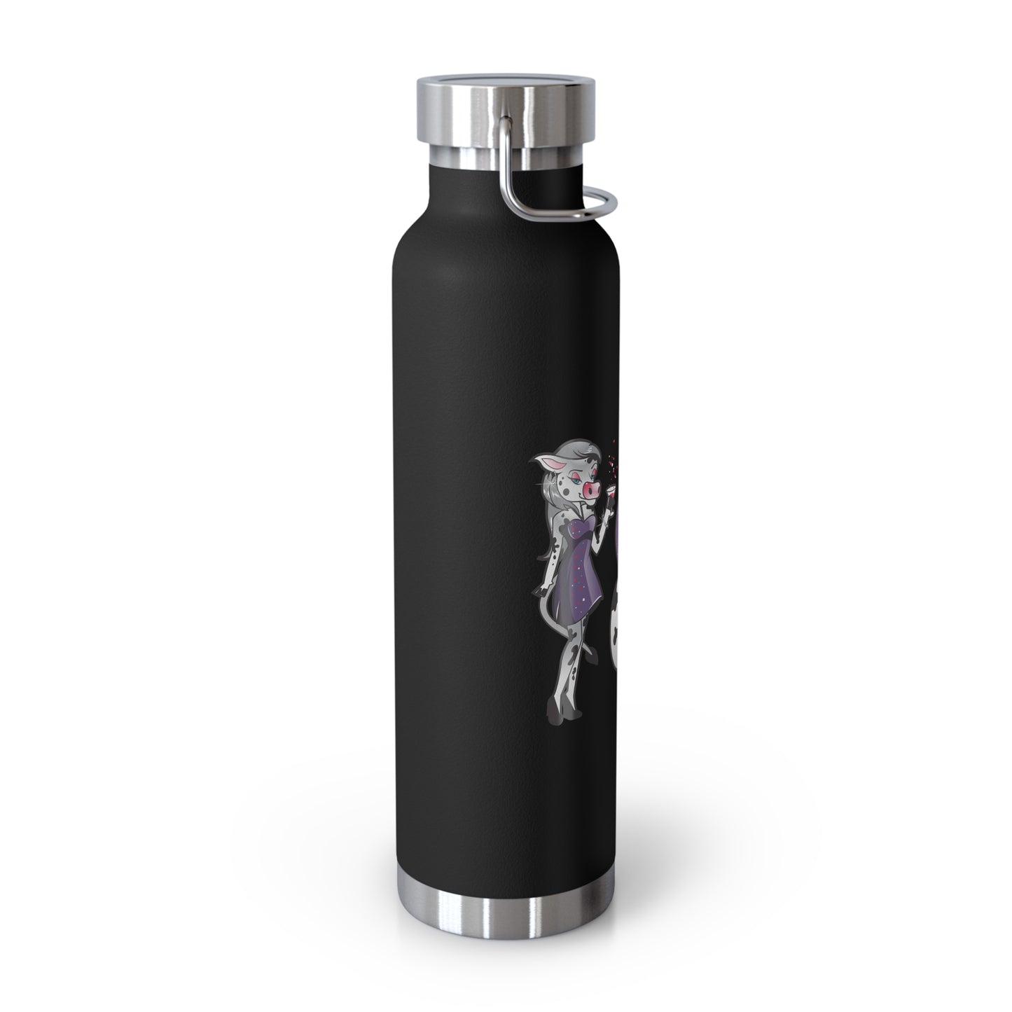 Old Cow Logo, Eco-Friendly 22oz Vacuum Insulated Bottle - BPA Free