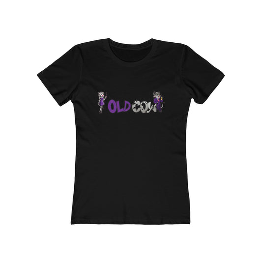 "Old Cow" 100% Cotton Women's Boyfriend T-Shirt