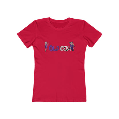 "Old Cow" 100% Cotton Women's Boyfriend T-Shirt