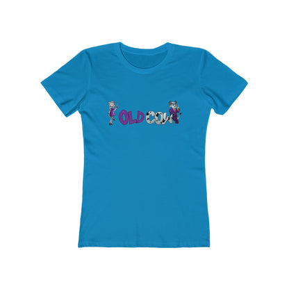 "Old Cow" 100% Cotton Women's Boyfriend T-Shirt