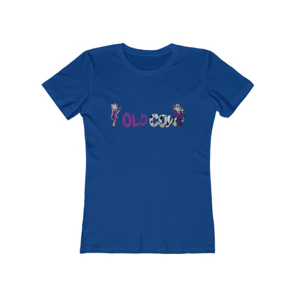 "Old Cow" 100% Cotton Women's Boyfriend T-Shirt