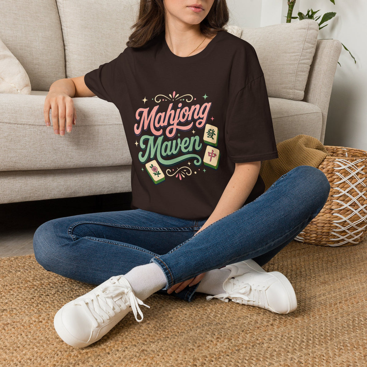 Mahjong Maven T-Shirt 100% Cotton