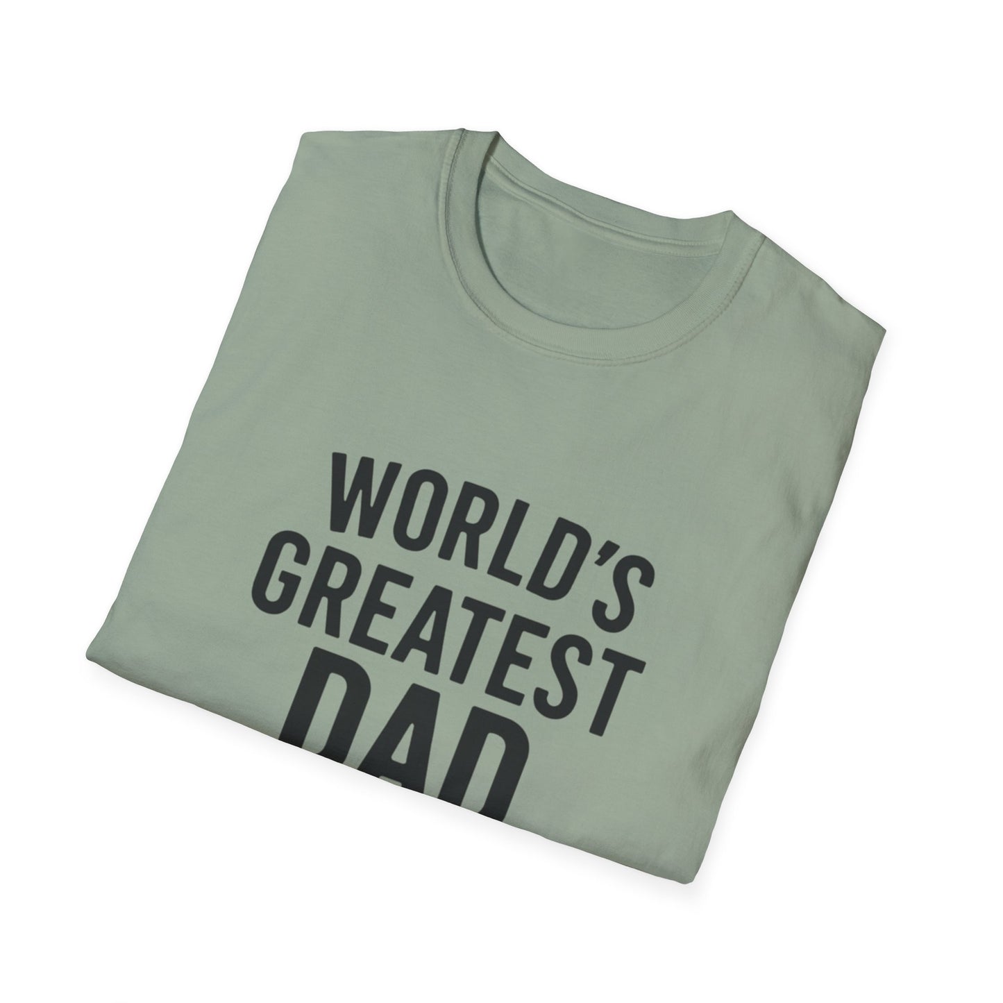 Vintage World's Greatest Dad Est 1999 Softstyle T-Shirt