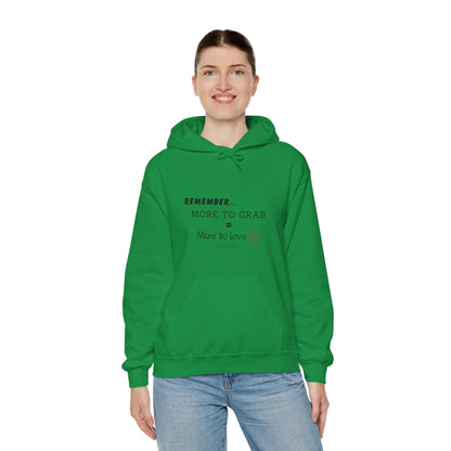 "More To Grab = More To Love, Menopause" Heavy Blend™ Hoodie Sweatshirt