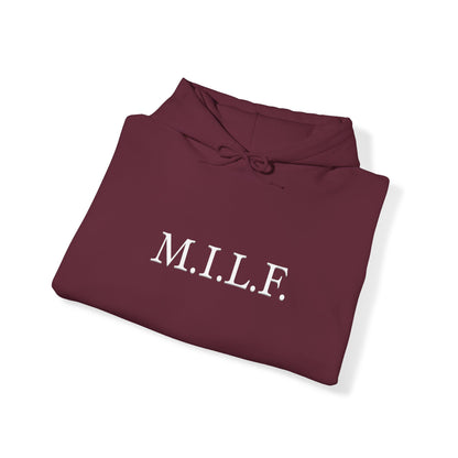 "M.I.L.F." Women's Heavy Blend™ Hoodie Sweatshirt (Unisex)