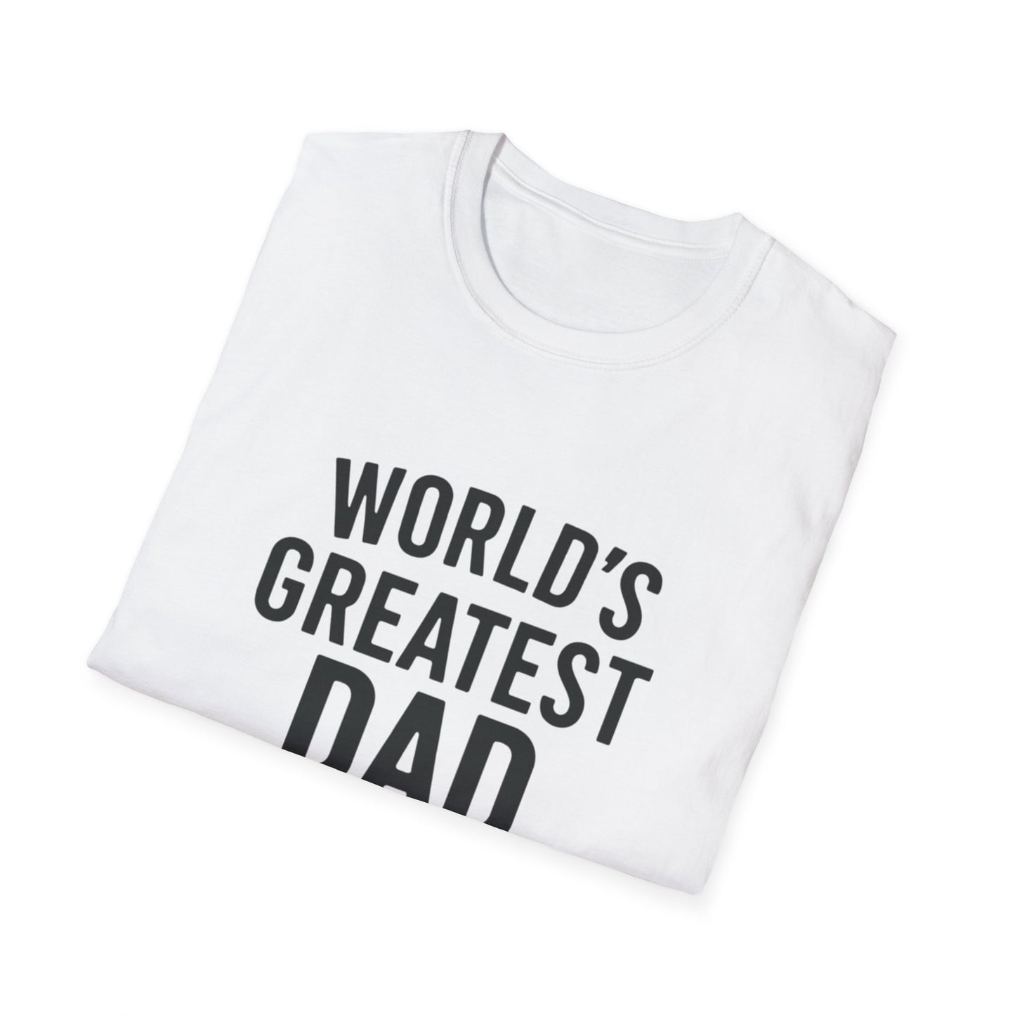 Vintage World's Greatest Dad Est 1999 Softstyle T-Shirt
