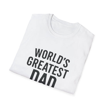 Vintage World's Greatest Dad Est 1999 Softstyle T-Shirt
