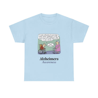 "Alzheimers Awareness" 100% Cotton T-Shirt (Unisex)