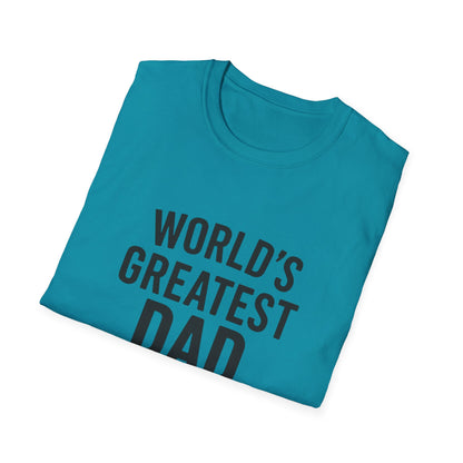 Vintage World's Greatest Dad Est 1990 Softstyle T-Shirt