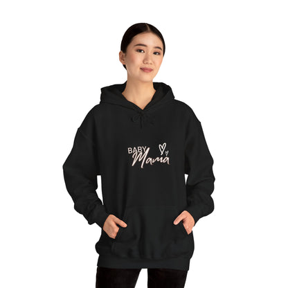 "Baby Mama" Heavy Blend™ Women's Hoodie Sweatshirt