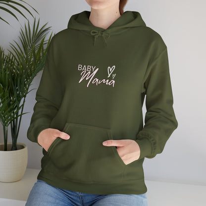 "Baby Mama" Heavy Blend™ Women's Hoodie Sweatshirt