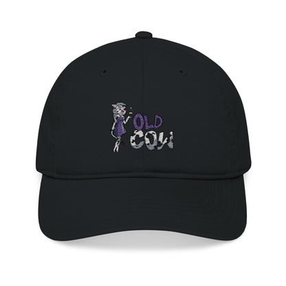 Organic Baseball Cap - Old Cow Logo