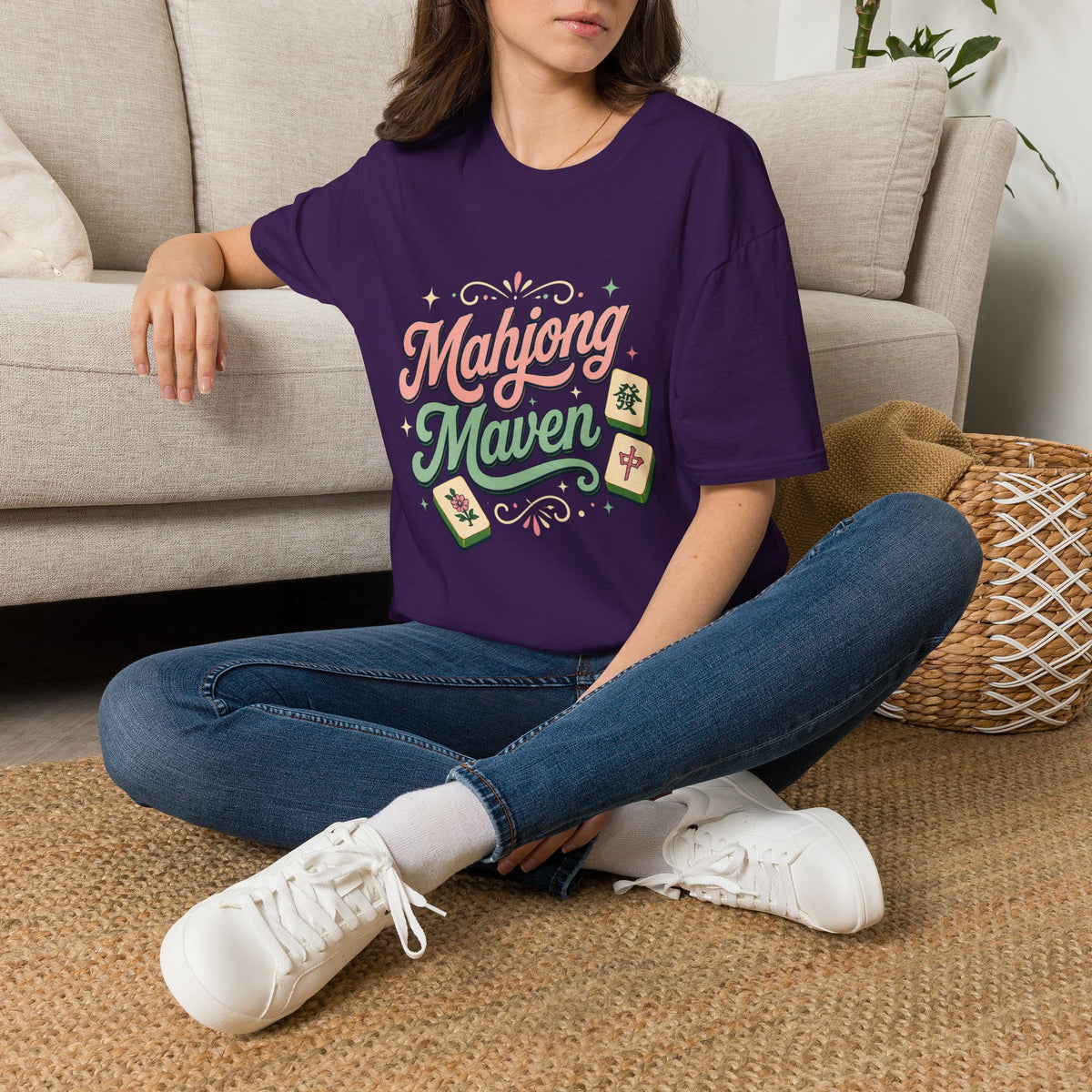 Mahjong Maven T-Shirt 100% Cotton