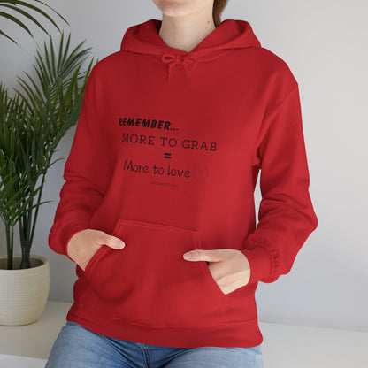 "More To Grab = More To Love, Menopause" Heavy Blend™ Hoodie Sweatshirt