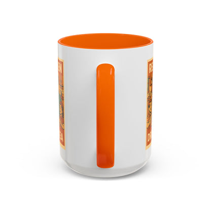"Real Men Drink Tea" Cartoon Accent Coffee Mug, 11oz and 15 Oz