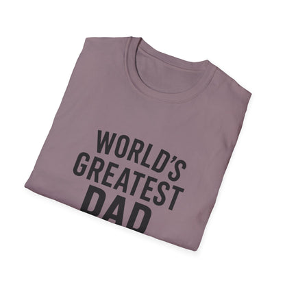 Vintage World's Greatest Dad Est 1980 Softstyle T-Shirt
