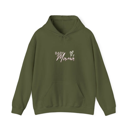"Baby Mama" Heavy Blend™ Women's Hoodie Sweatshirt