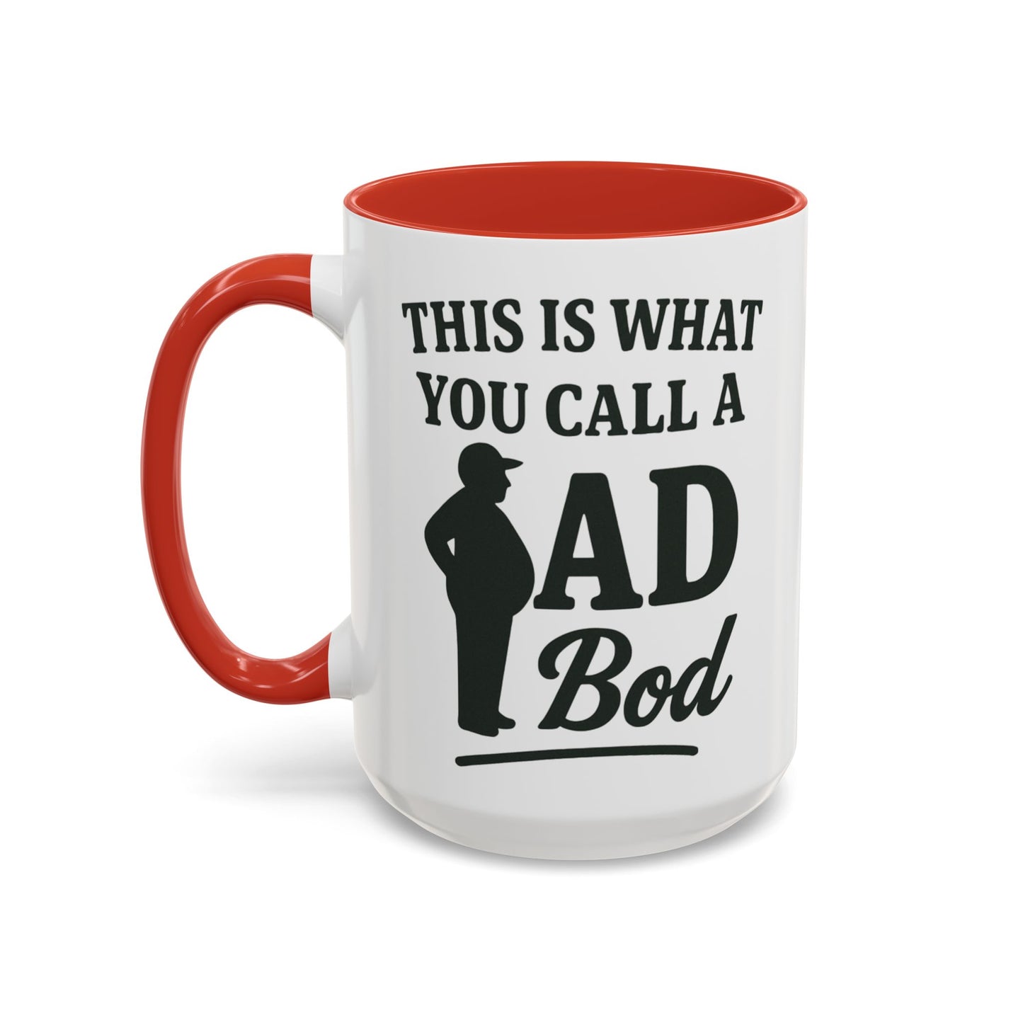 "This is What You Call a Dad Bod" Accent Coffee Mug, 11oz and 15 Oz