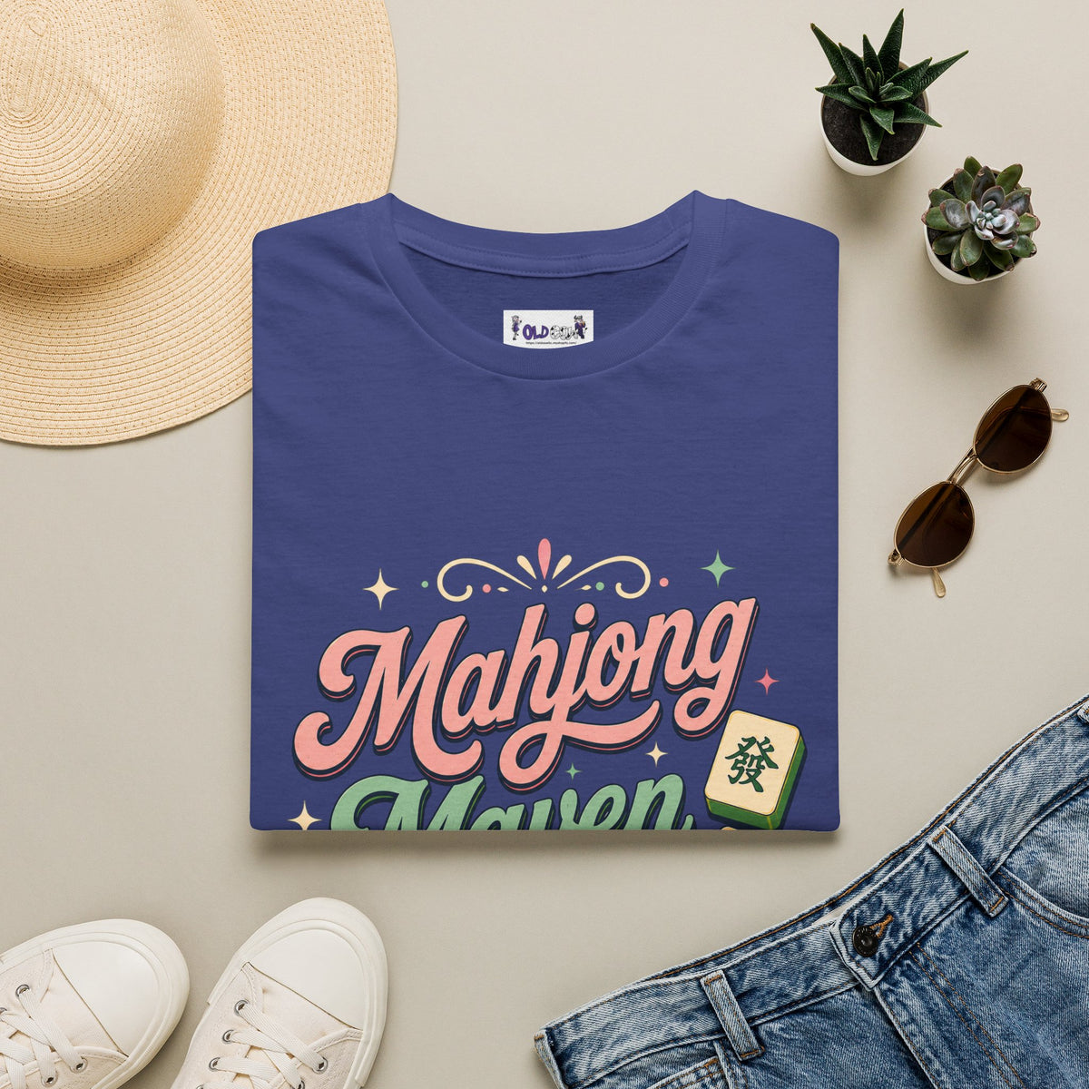 Mahjong Maven T-Shirt 100% Cotton