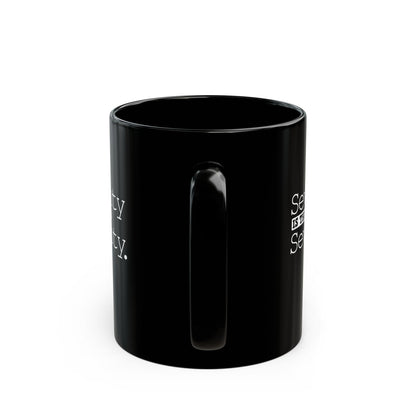 "Seventy Is The New Seventy" Black Coffee Mug, 11 0z and 15 Oz