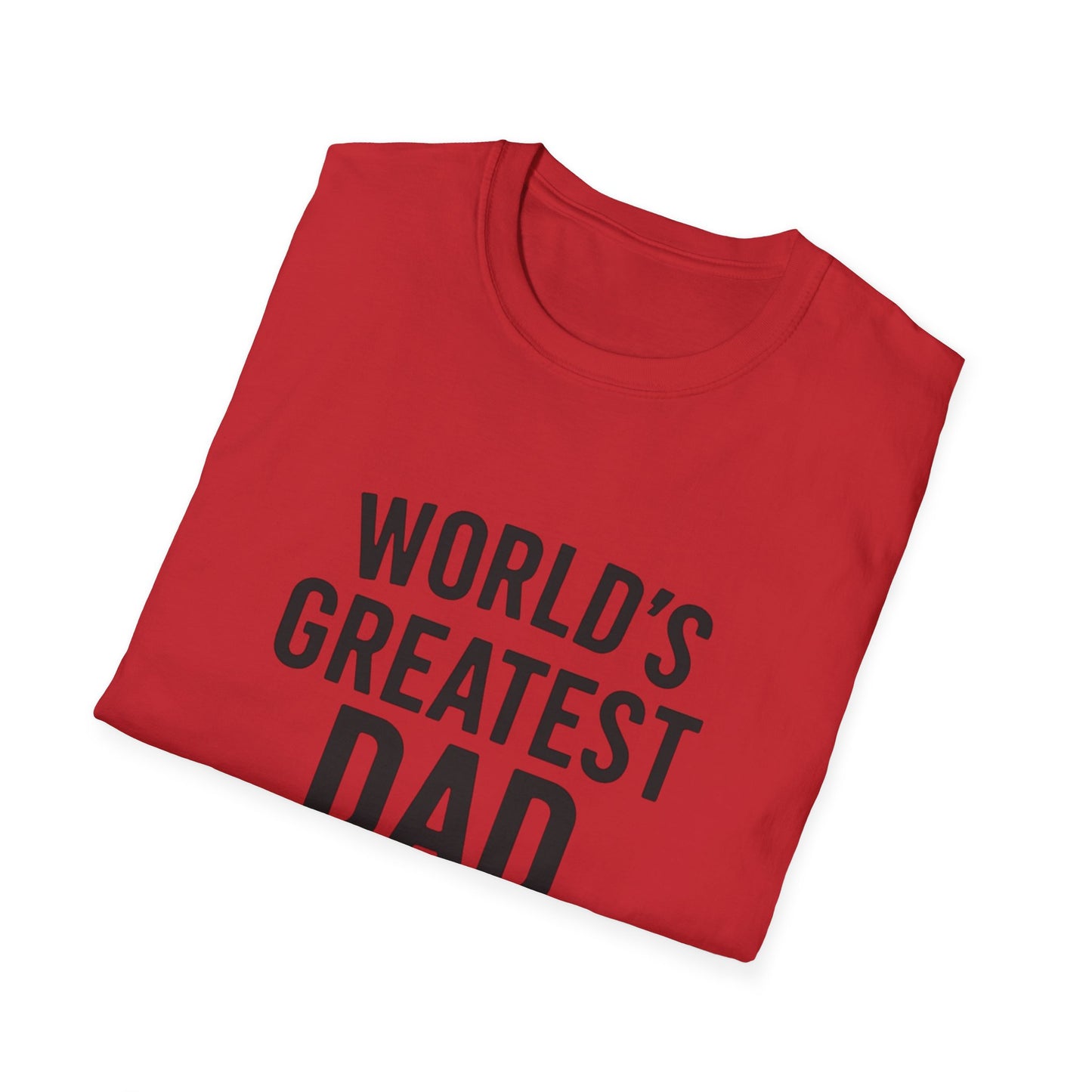 Vintage World's Greatest Dad Est 1999 Softstyle T-Shirt