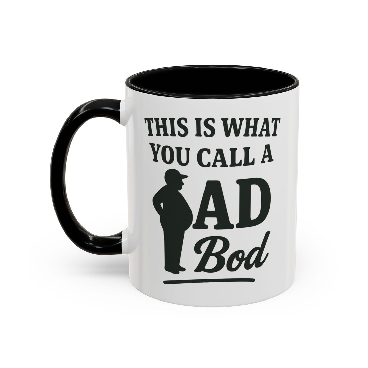 "This is What You Call a Dad Bod" Accent Coffee Mug, 11oz and 15 Oz