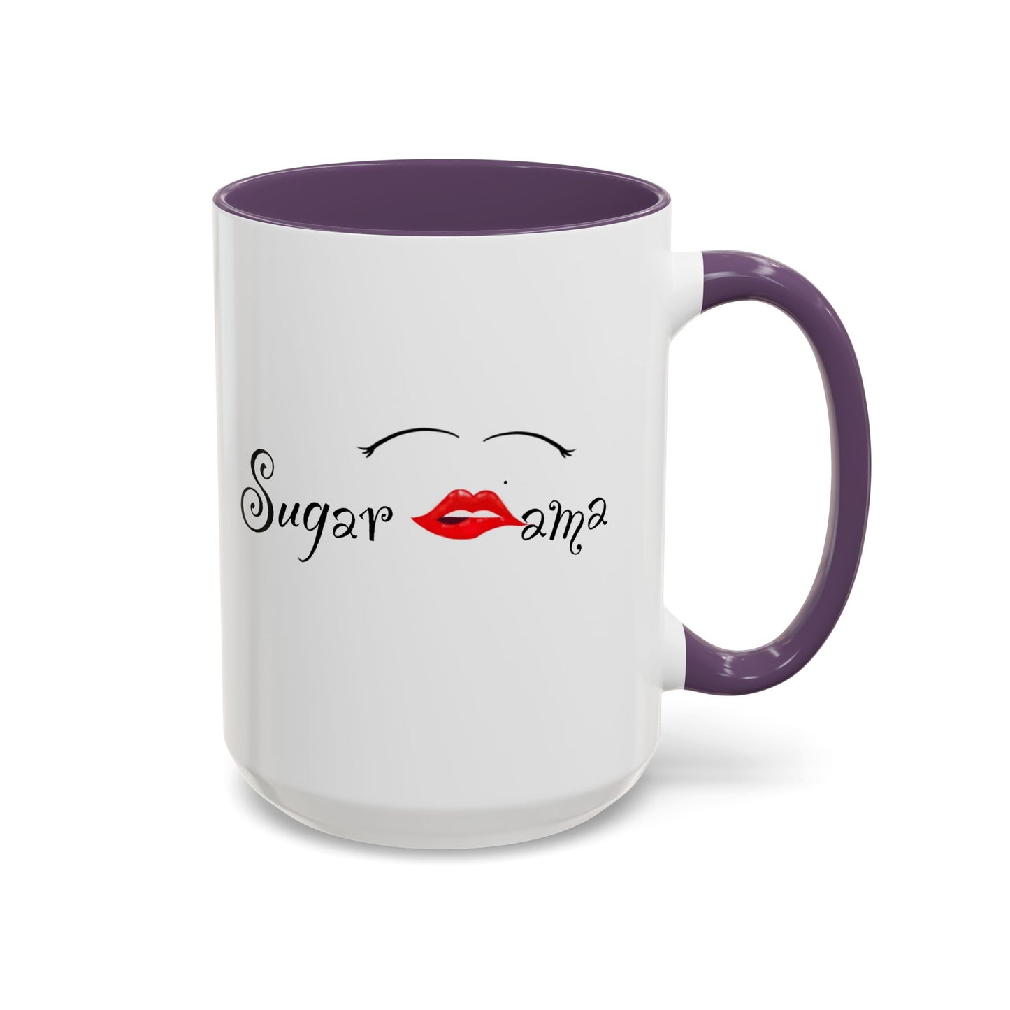 "Sugar Mama" Accent Coffee Mug, 11 Oz and 15 Oz