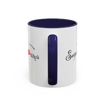 "Sugar Mama" Accent Coffee Mug, 11 Oz and 15 Oz