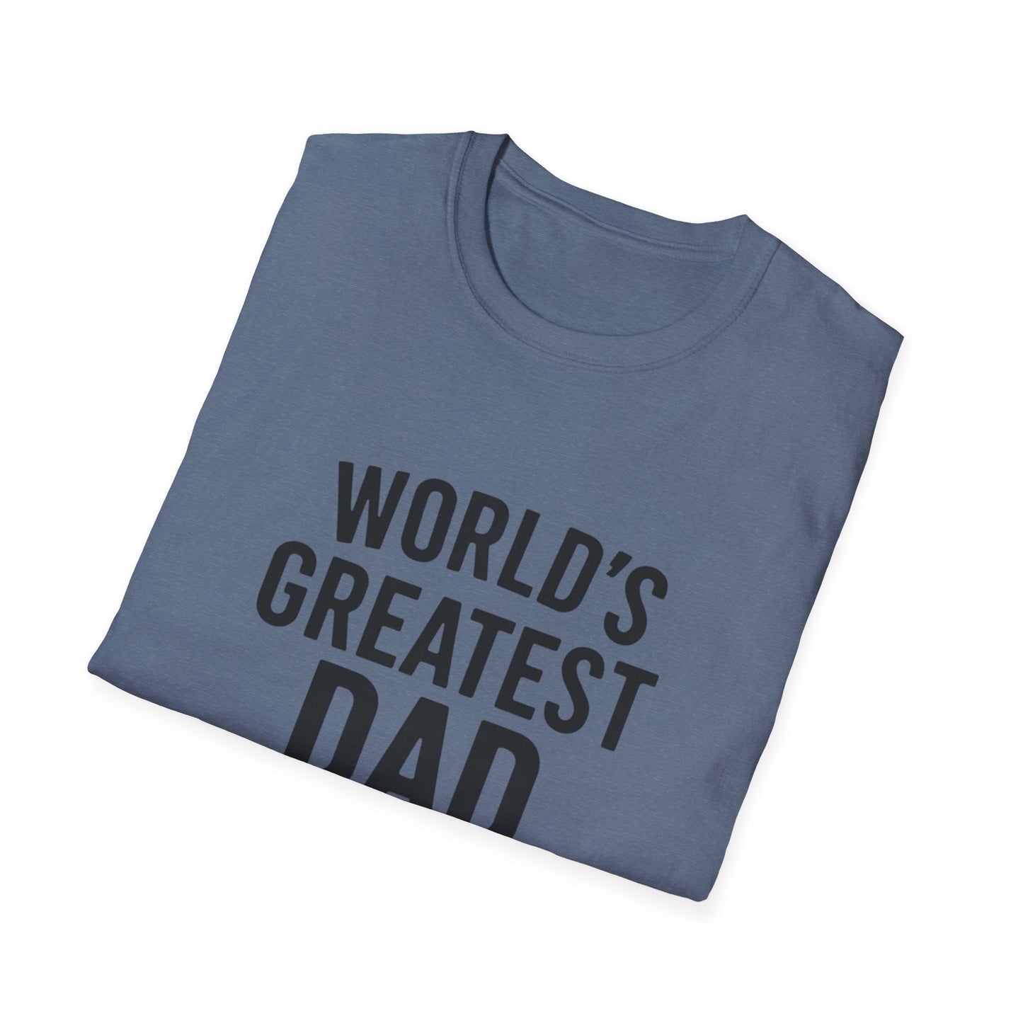 Vintage World's Greatest Dad Est 1999 Softstyle T-Shirt