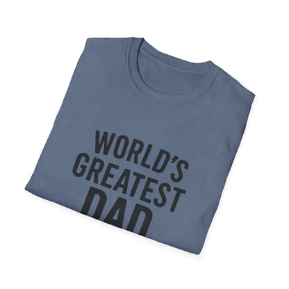 Vintage World's Greatest Dad Est 1999 Softstyle T-Shirt