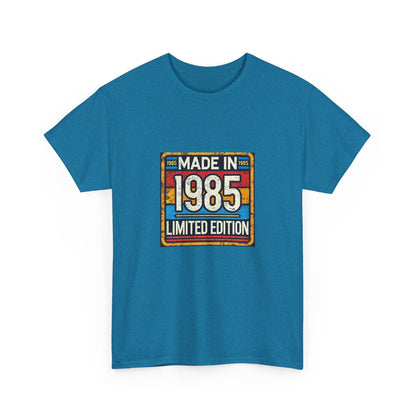 "Made In 1985 Label" 100% Cotton Limited Edition T-Shirt (Unisex)