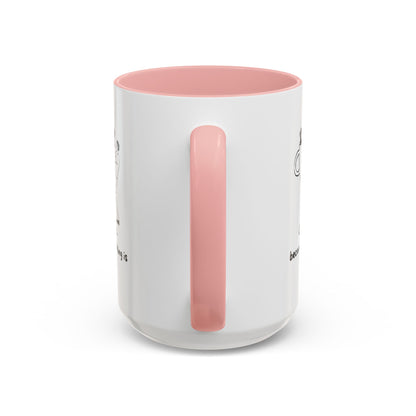 "Coffee, Because Adulting Is Hard" Accent Coffee Mug, 11 oz and 15 oz
