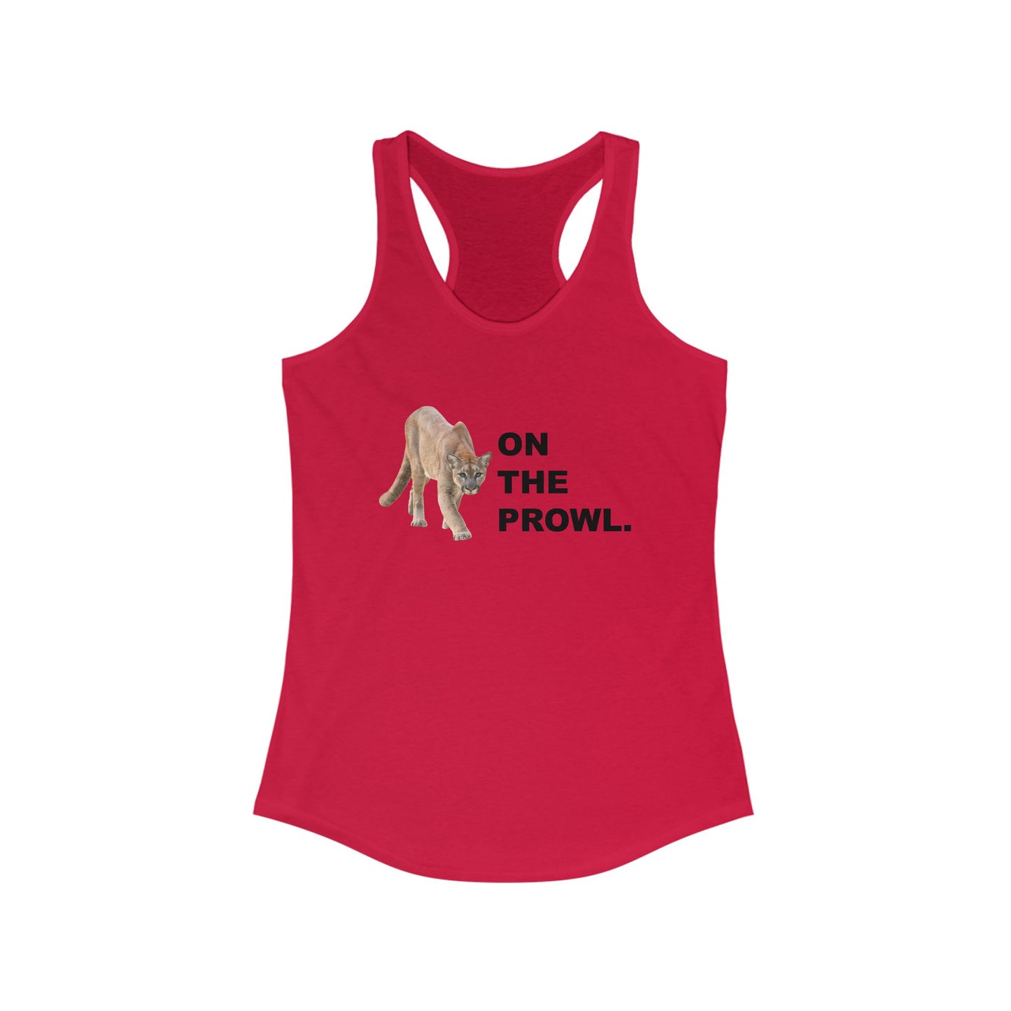 "On The Prowl" Women's Racerback Tank