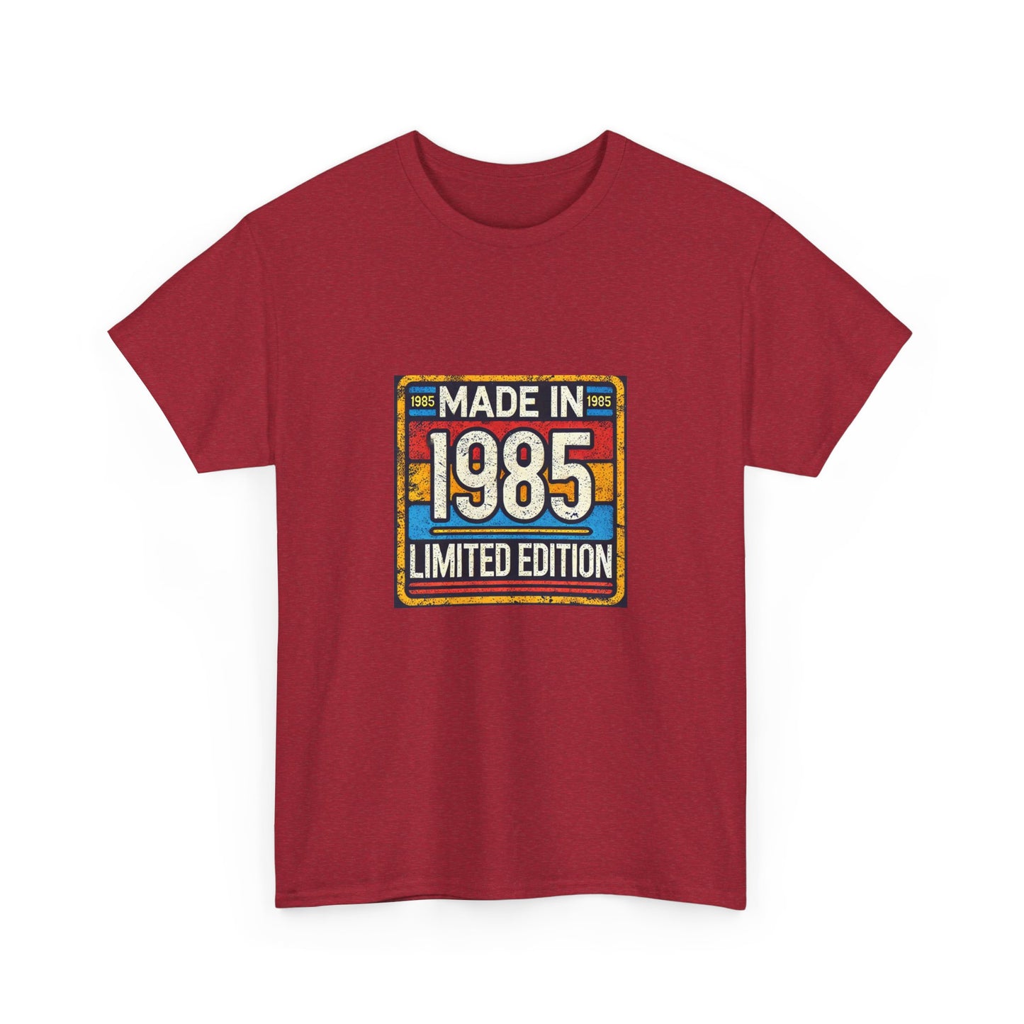 "Made In 1985 Label" 100% Cotton Limited Edition T-Shirt (Unisex)